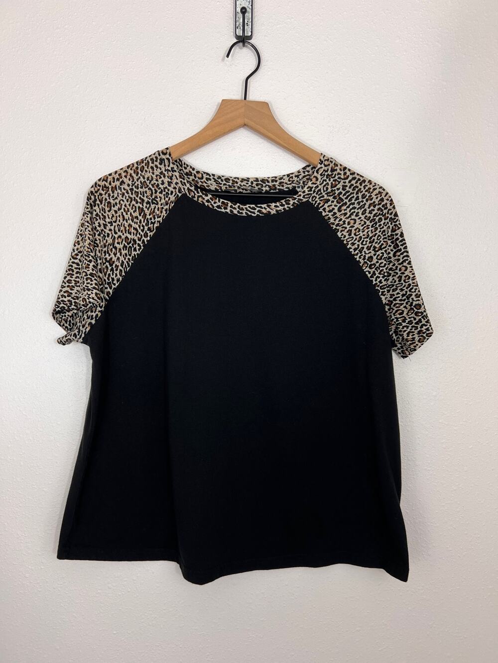 Shein Cheetah Print Cropped Top